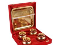 4-Jar-set-with-Tray-in-Velvet-box